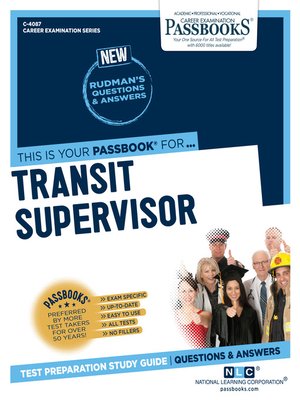 cover image of Transit Supervisor